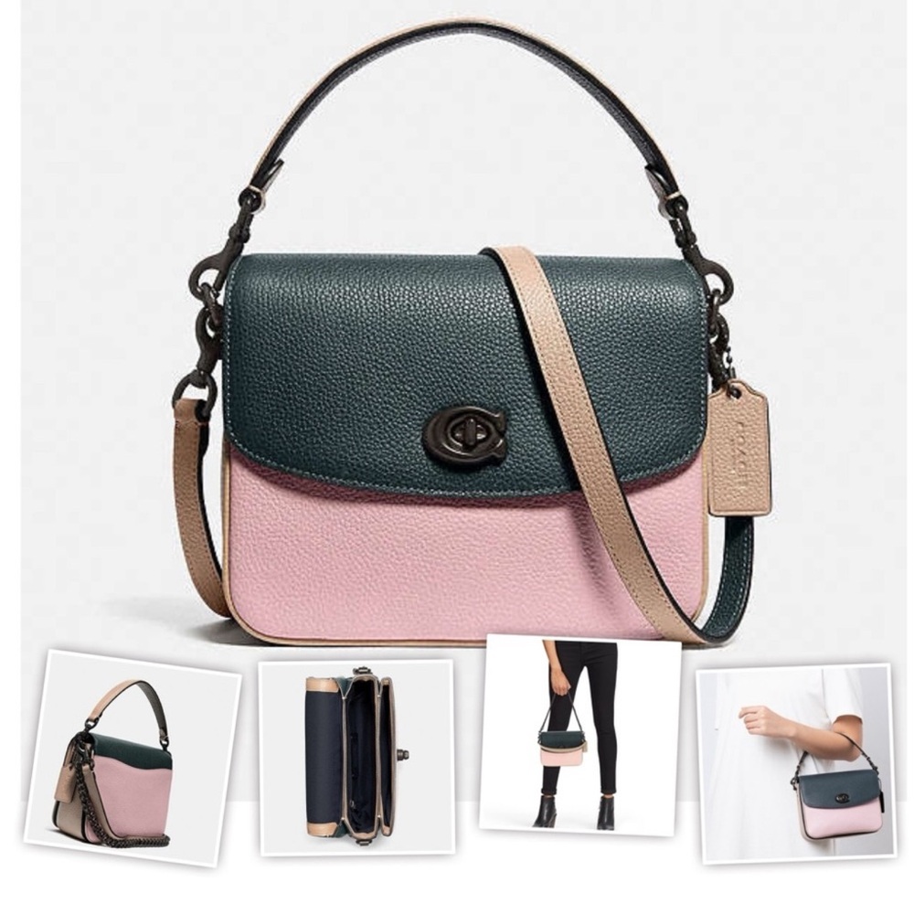 Coach Cassie Leather Crossbody Bag w/ 3 different strap options!